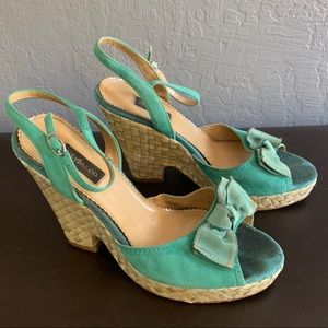 Teal Wedges by Style & Co